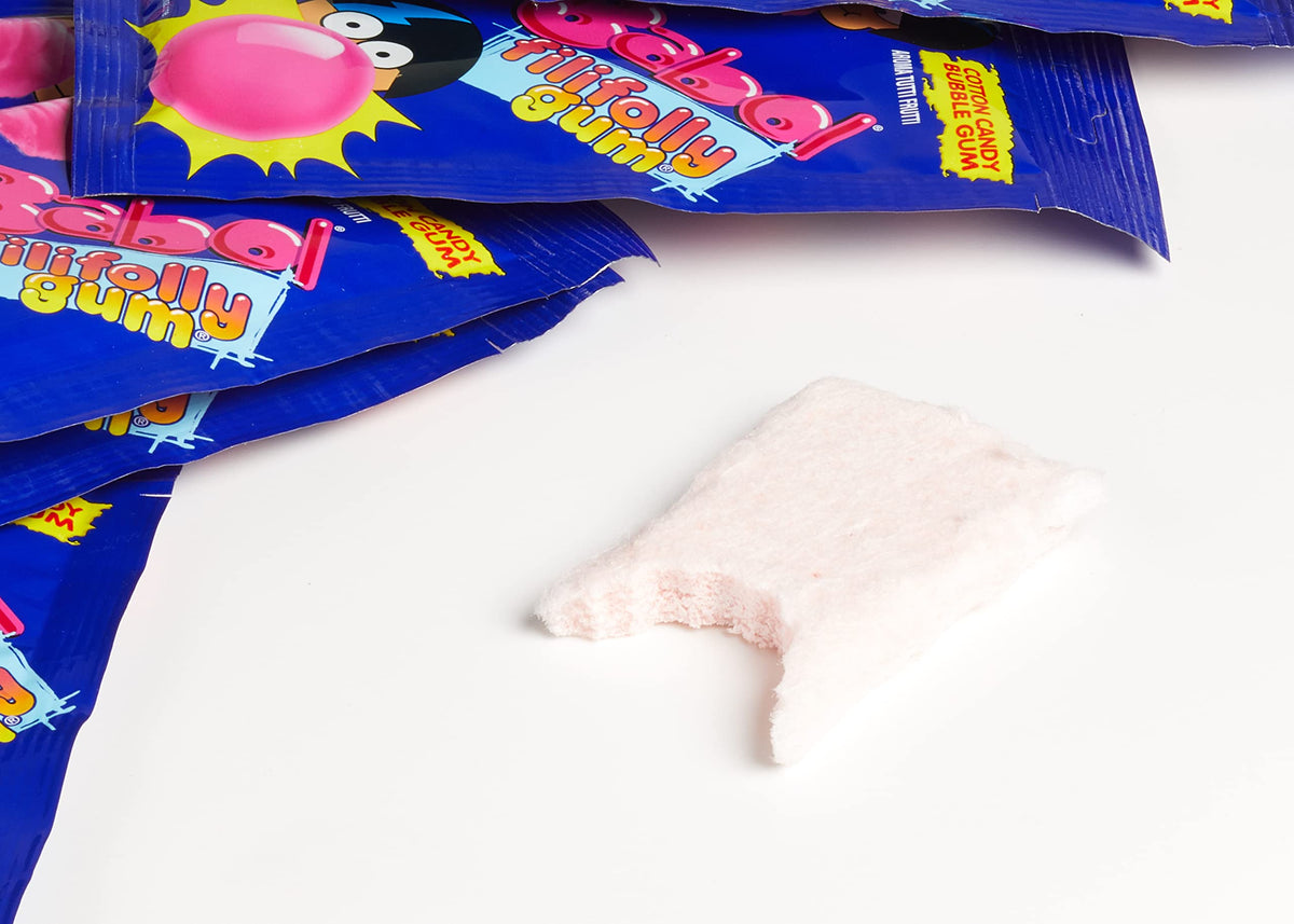 Big Babol Filifolly Cotton Candy, Gomma da Masticare Morbida, Aroma Tutti Frutti, Confezione da 24 Buste Monopezzo