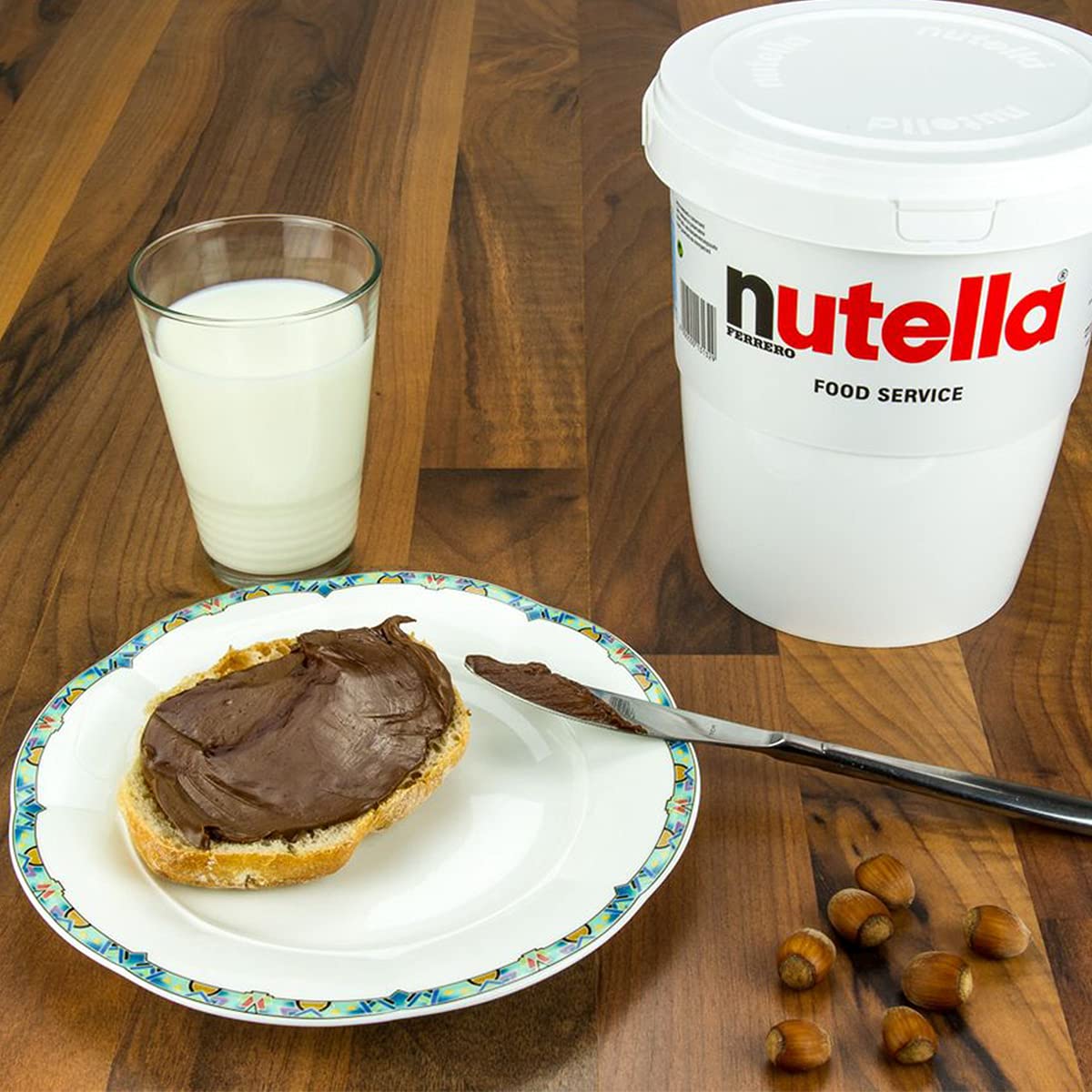 2 x 3 kg Jumbo Taza Nutella Ferrerro Untar en el pan XXL Pasta De Praliné De Ferrero