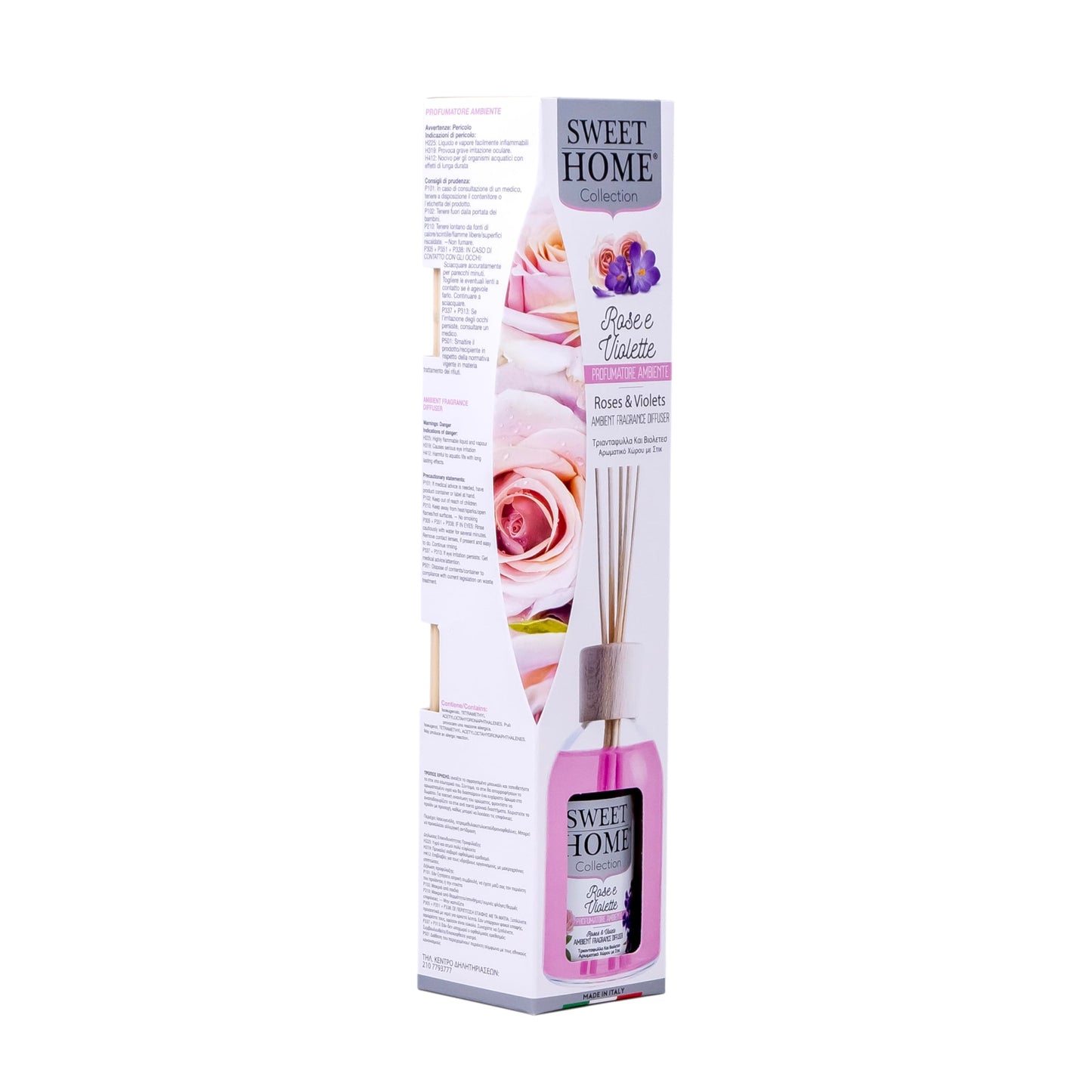 Suarez Sweet Home Profumatore Ambiente Bastoncini Rose E Violette 100ml