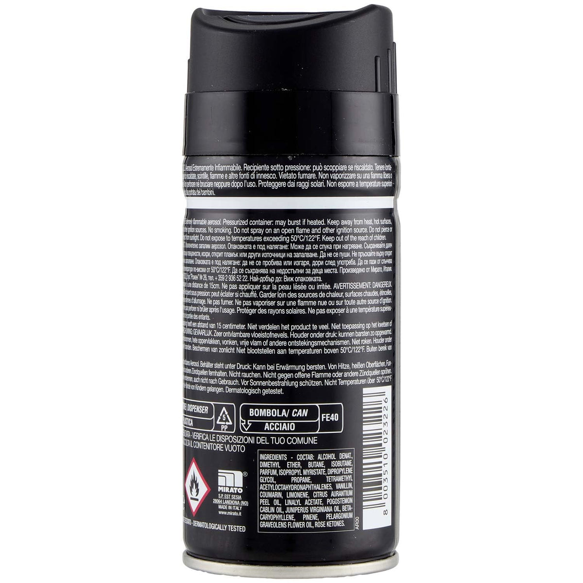 Malizia Wild Deodorante Uomo, 150ml
