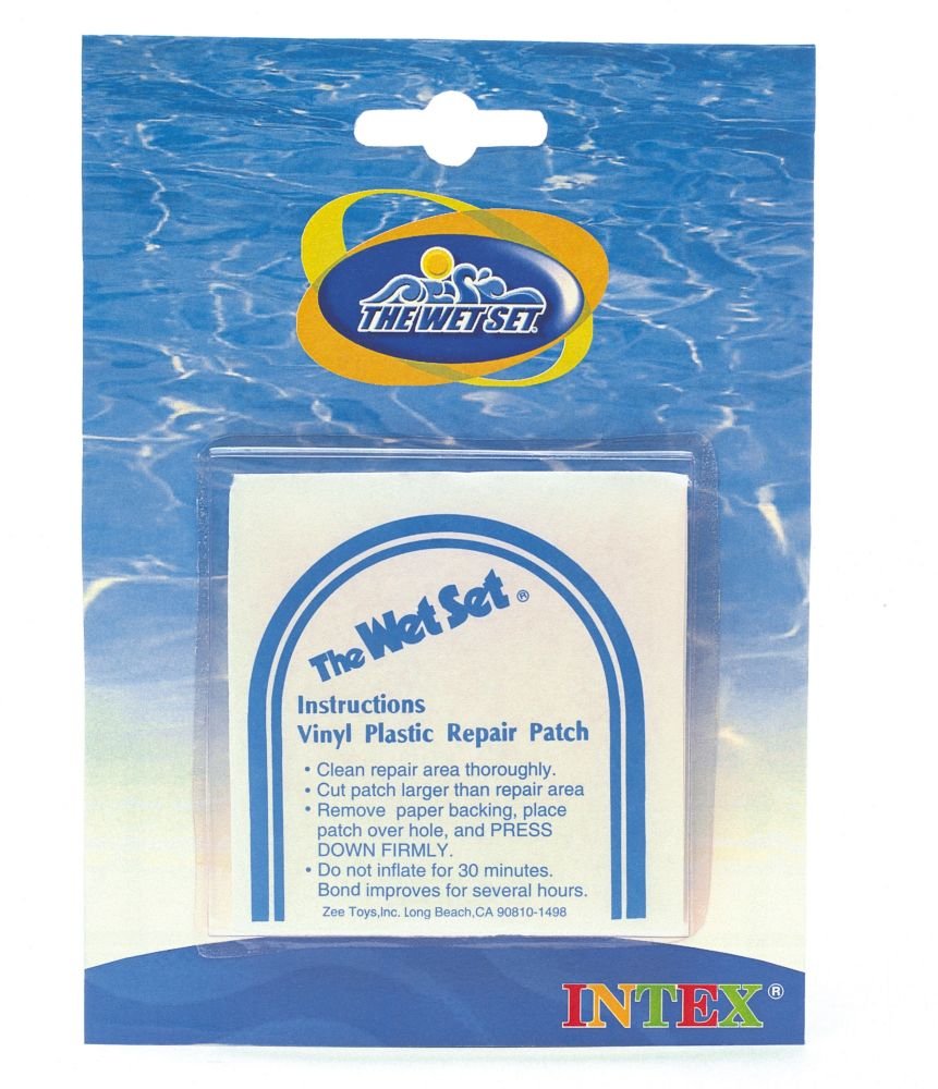 Intex Auto Adesivo Vinile Plastica Gonfiabile Riparazione Toppe - Confezione da 6