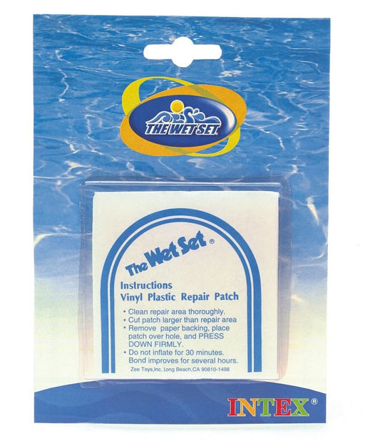 Intex Auto Adesivo Vinile Plastica Gonfiabile Riparazione Toppe - Confezione da 6