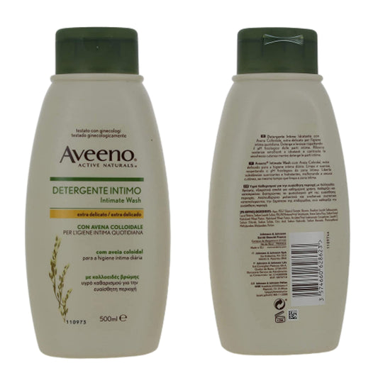 Johnson & Johnson 67882 Aveeno Detergente Intimo, 500 ml