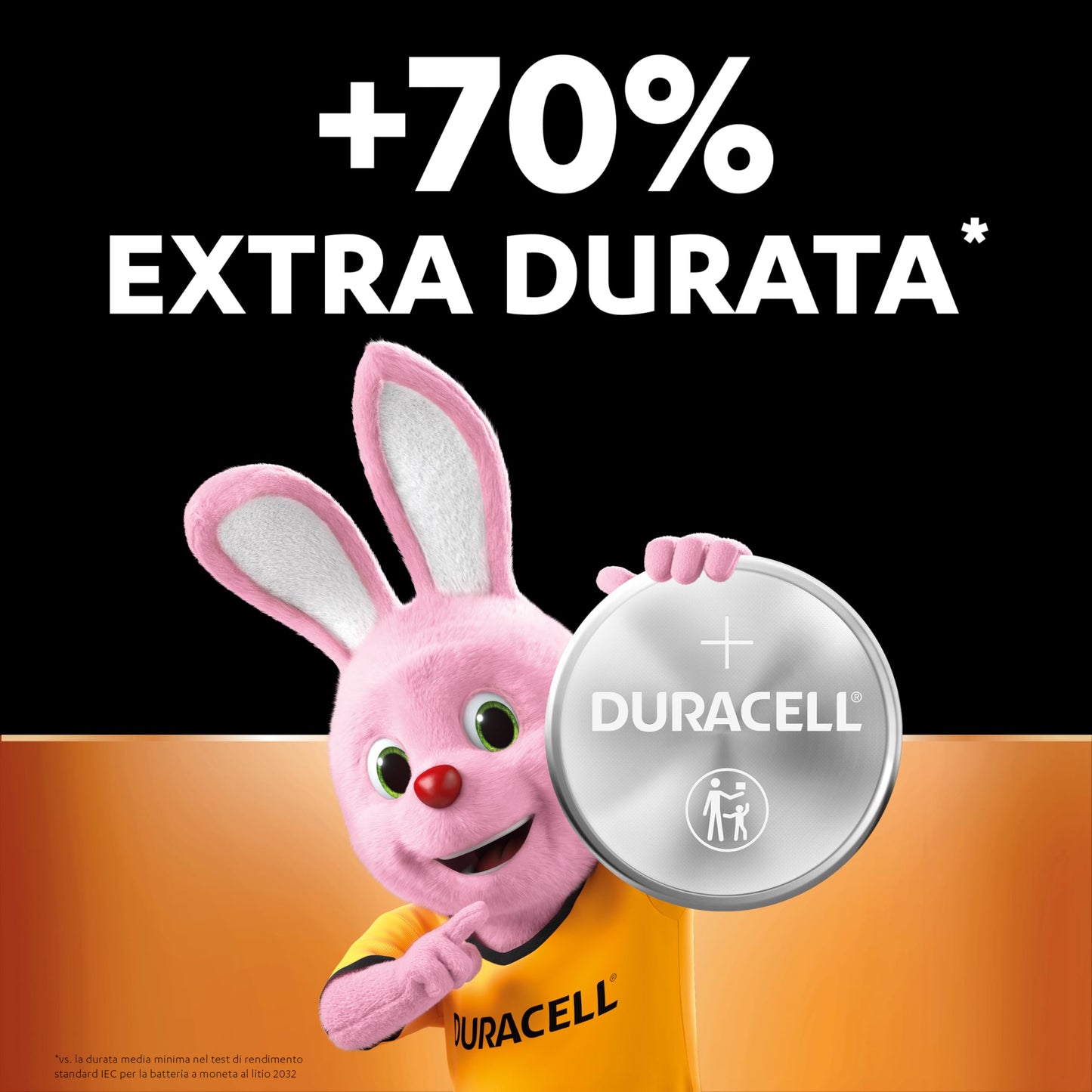 Batterie a moneta al litio da 3 V Duracell CR2032 (confezione da 2) Pila 3V Duracell CR2032 - Fino al 70% di extra durata-Tecnologia Baby Secure-Raccomandate per l’utilizzo con Apple AirTag