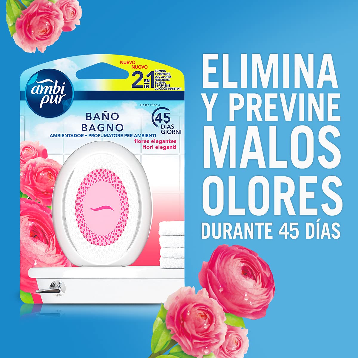 Ambi Pur Fiori Eleganti Bagno Deodorante per Ambienti