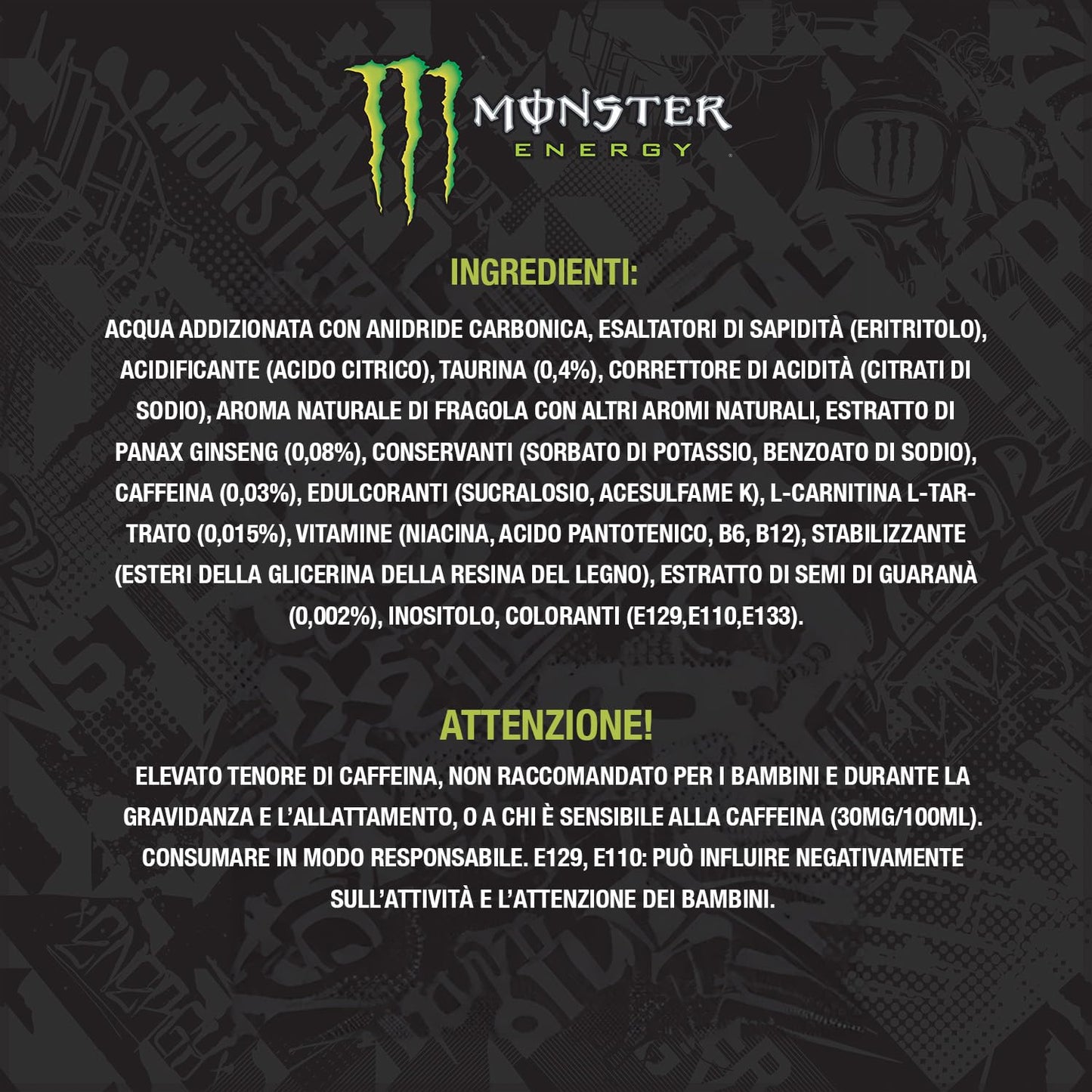 Monster Energy Ultra Strawberry Dreams, Bevanda Energetica Senza Zuccheri al Gusto Fragola, con Miscela Energetica e 160 mg di Caffeina, 24 Lattine da 500 ml