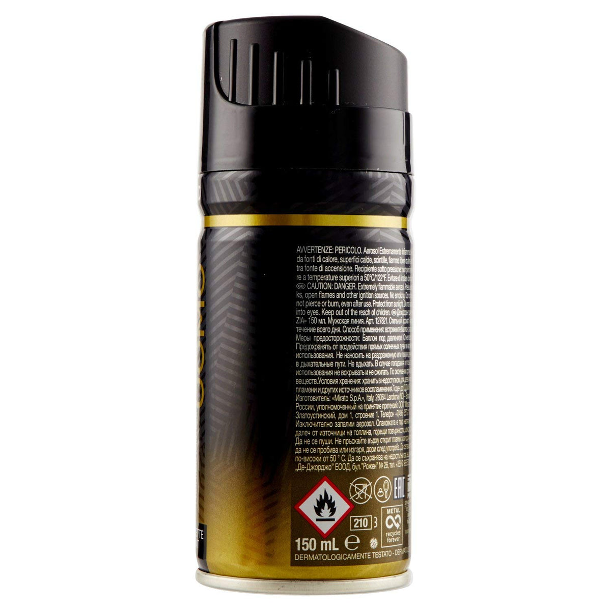 Deo Malizia Uomo Gold 150 ml
