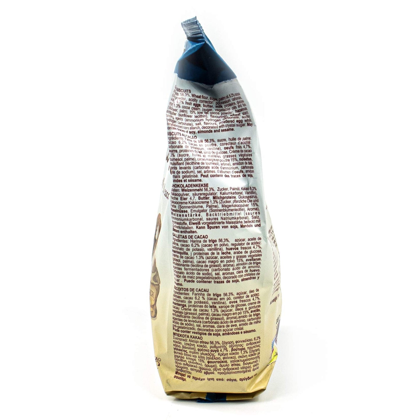 Divella Confezione da 10 Cà Cao frollini al cacao in confezione da 400 g Biscuits Chip Cookies Butter Biscotti con cacao e cristalli di zucchero impreziositi tradizionalmente italiani (dolciumi