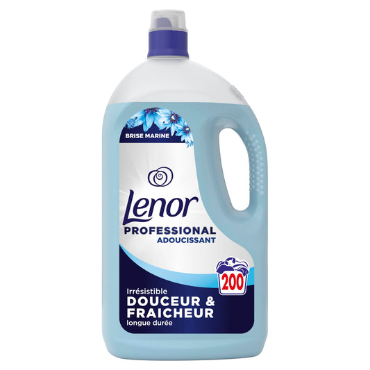 Lenor Professional Brezza Marina Potenziatore Per Vestiti/Ammorbidente Per Vestiti 200 Lavaggi, 4 l, Morbidezza E Freschezza Irresistibili Progettate Per Professionisti