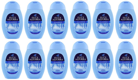 12x Felce Azzurra Classico Gel da Doccia - Doccia Gel Bagnoschiuma 250ml