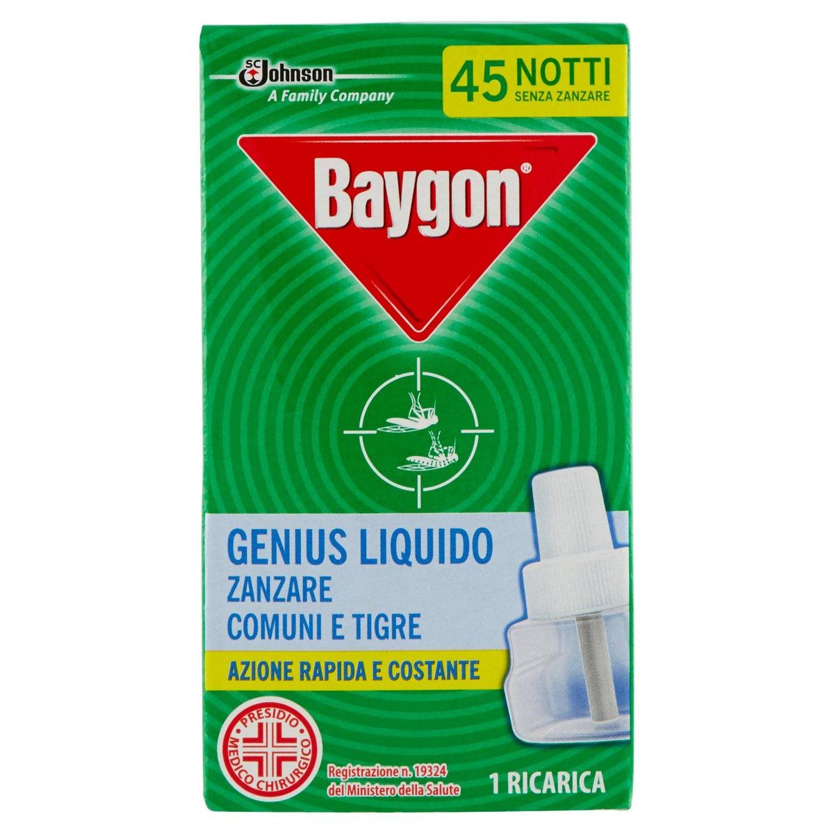 Baygon Genius Liquido Ricarica, [confezione da 2]