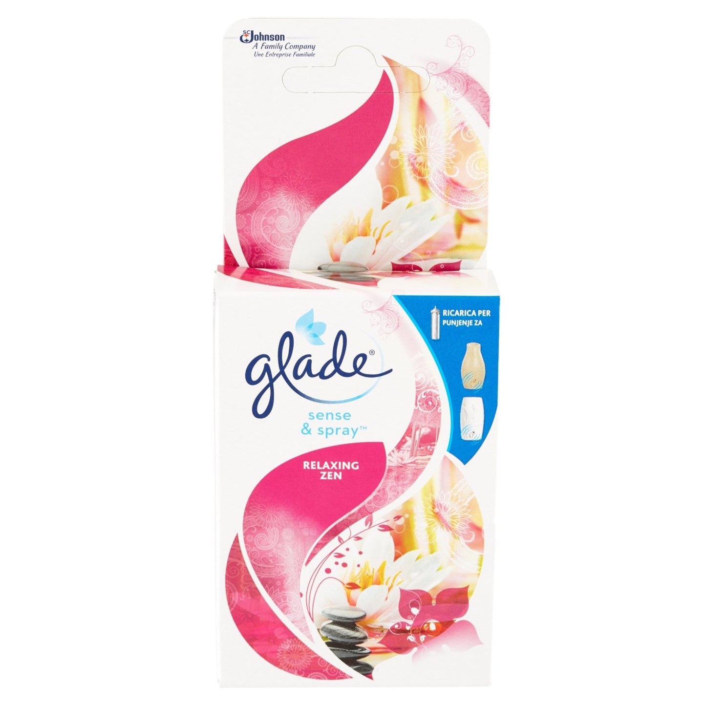 Glade Sense e Spray Ricarica Deodorante per L'Ambiente, Mughetto di Bosco, 18ml
