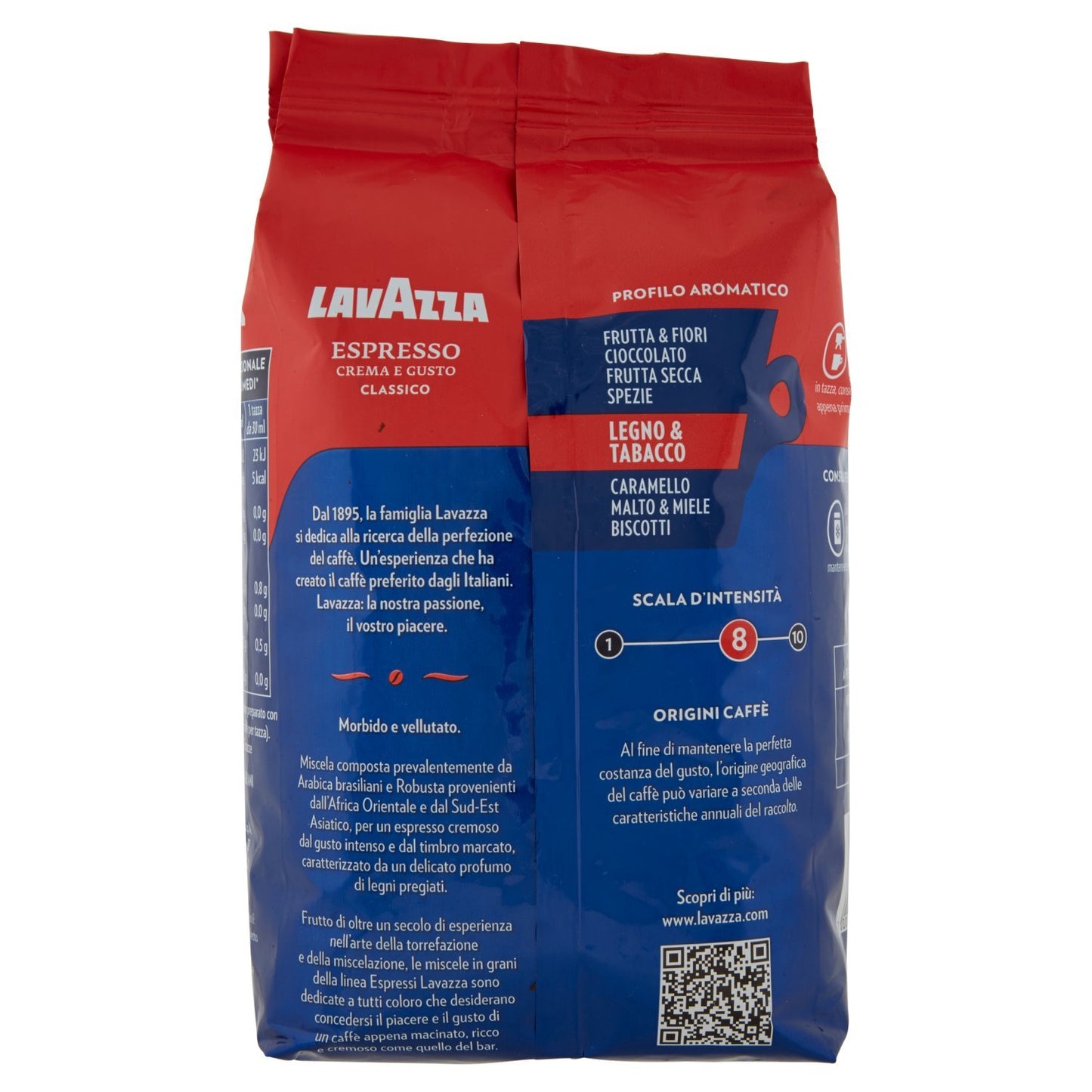 Lavazza Caffè in Grani per Macchina Espresso Crema e Gusto - 3 confezioni da 1 Kg [3 Kg]