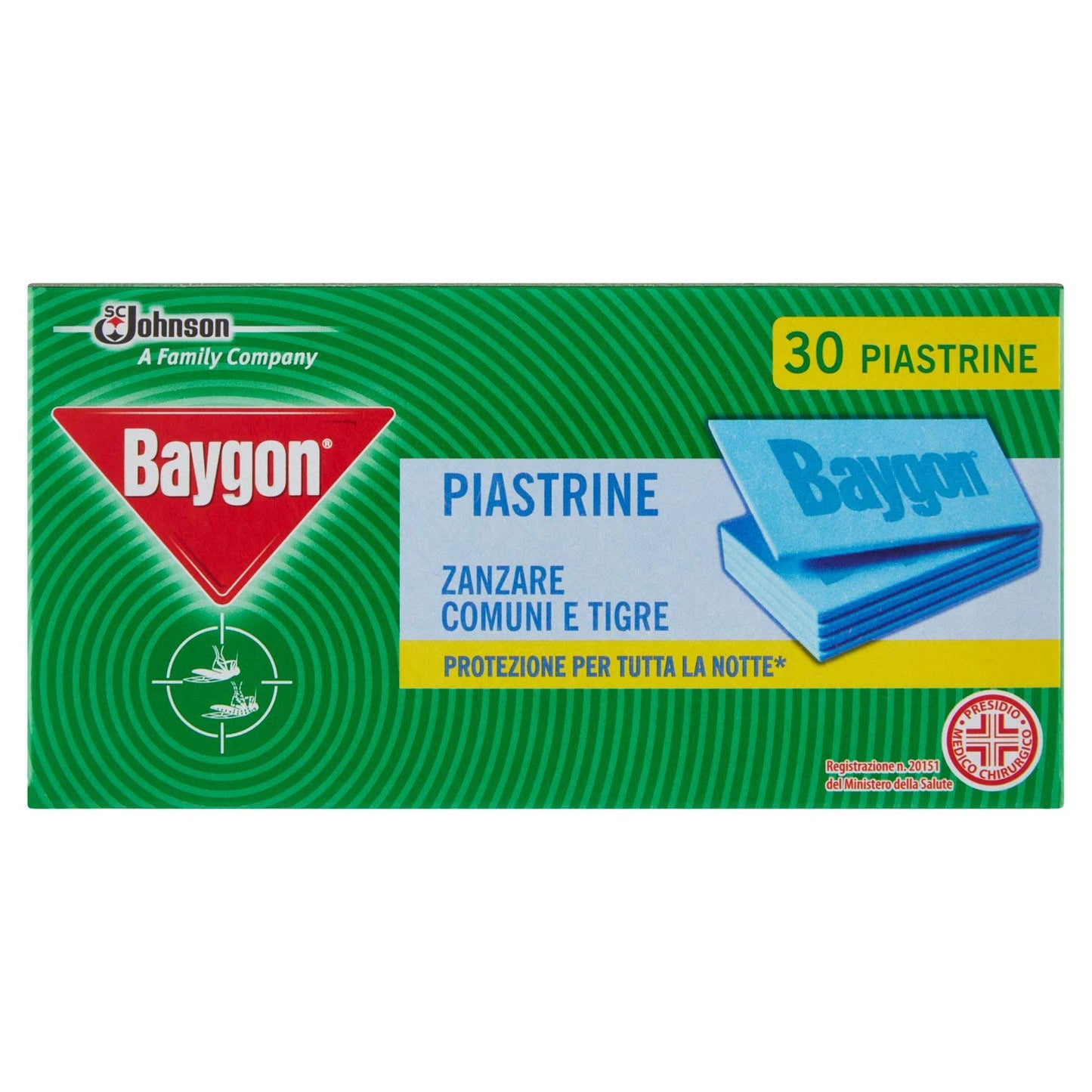 Baygon Piastrine Zanzare Trm - 30 Pezzi - [confezione da 6]