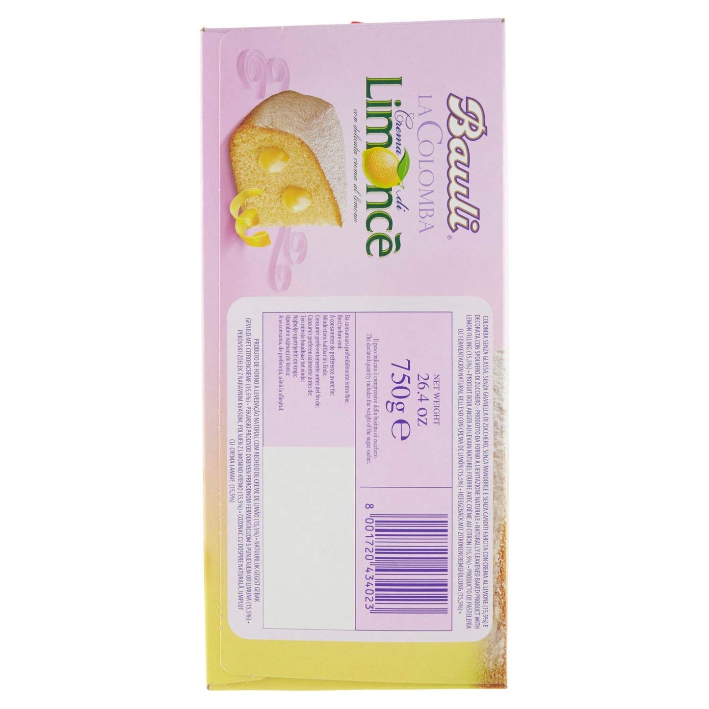 Bauli Colomba Crema di Limonce, 750g