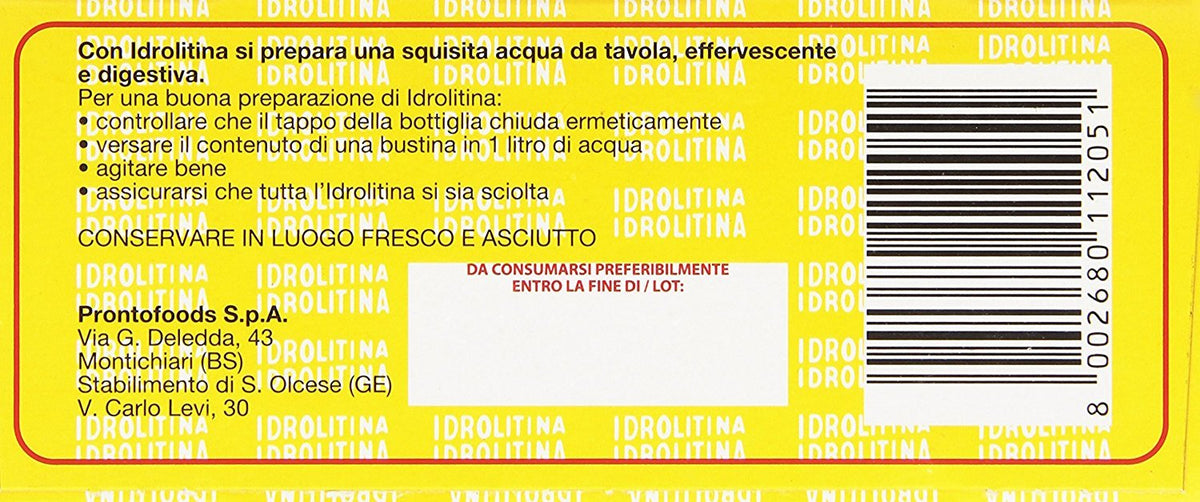 Ristora: Acqua da tavola preparata "Idrolitina" - 220 g, confezione da 4