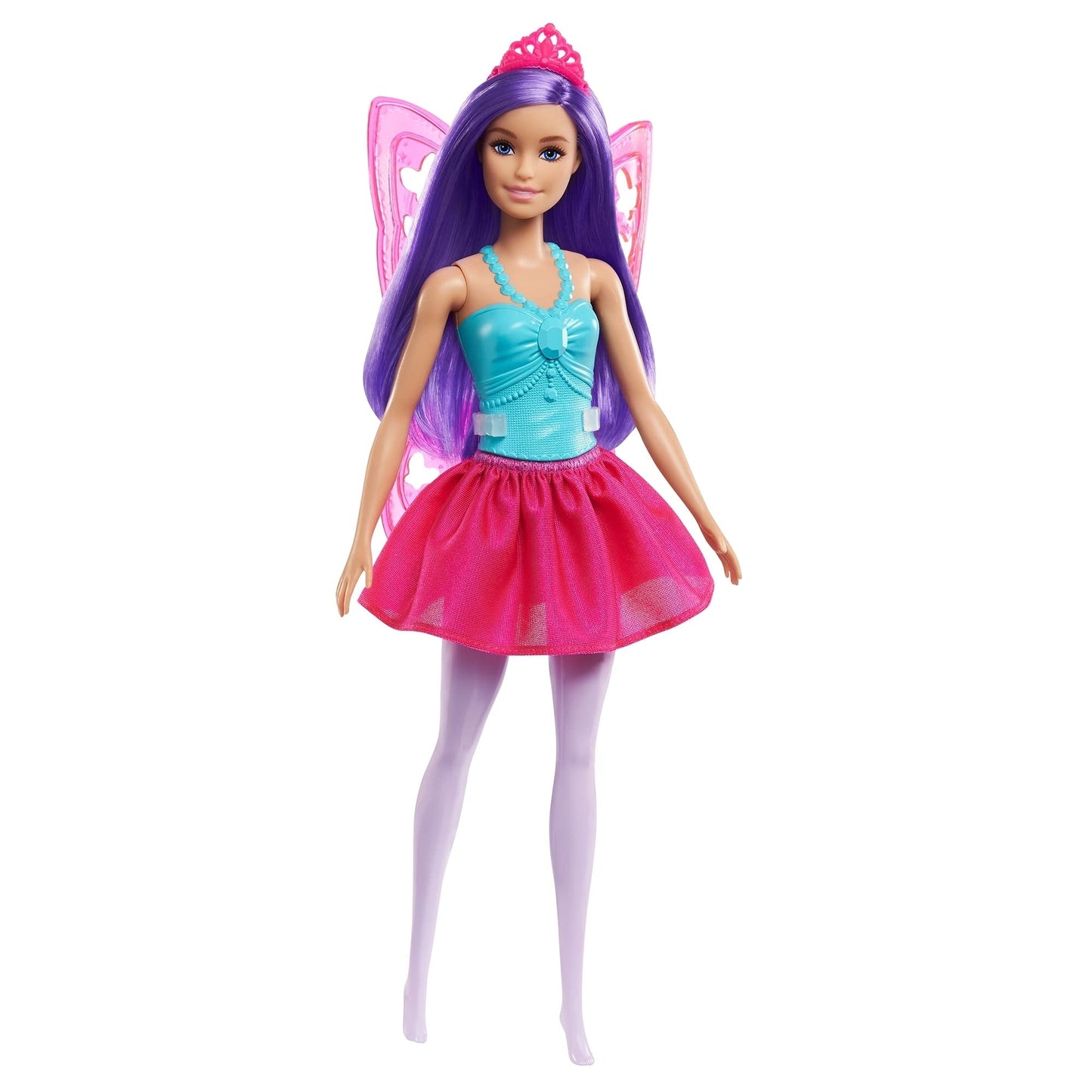 Barbie Dreamtopia-Bambola Fatina cappelli viola e ali rosa