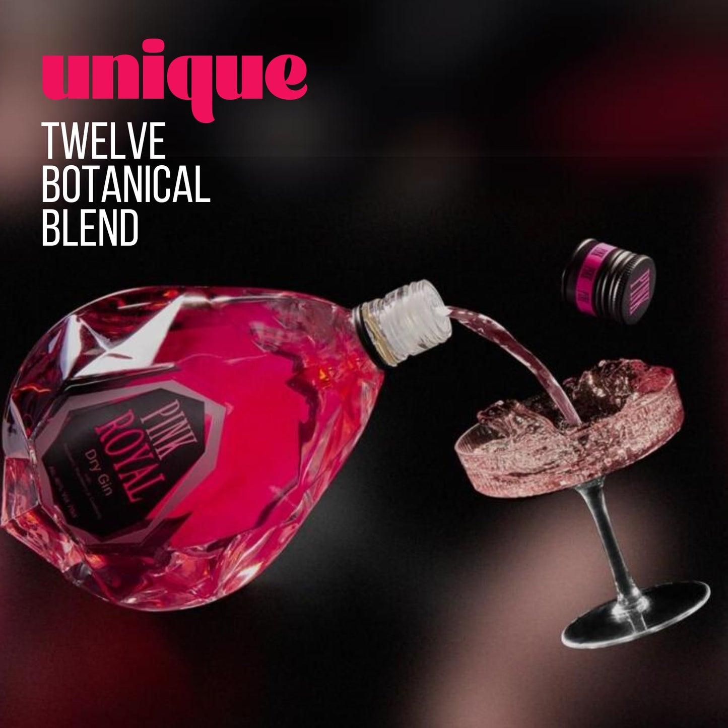 Pink Royal Dry Gin 40% Vol. 0,7l