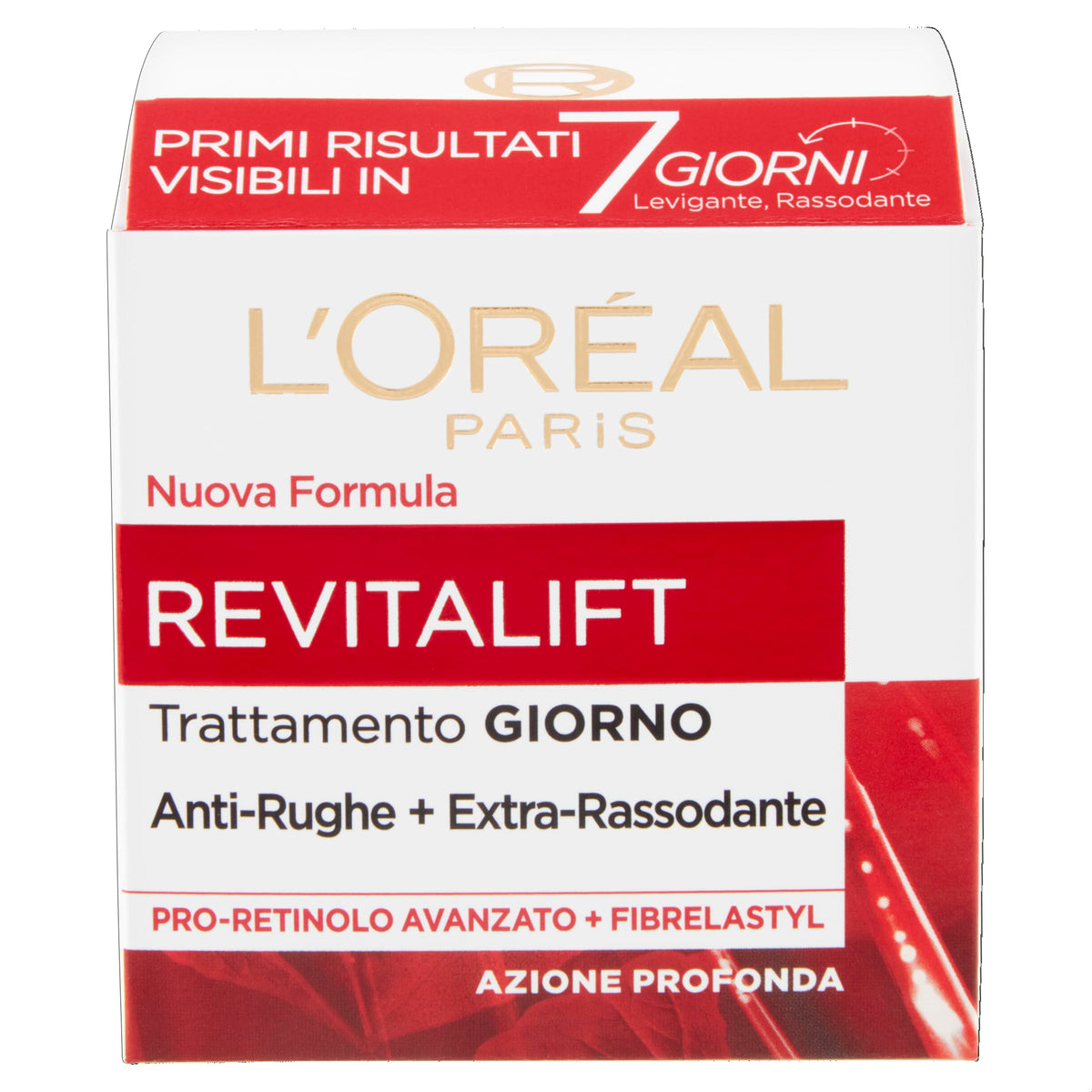 L'Oréal Paris Crema Viso Giorno Revitalift, Azione Antirughe Extra-Rassodante con Pro-Retinolo Avanzato, 50 ml