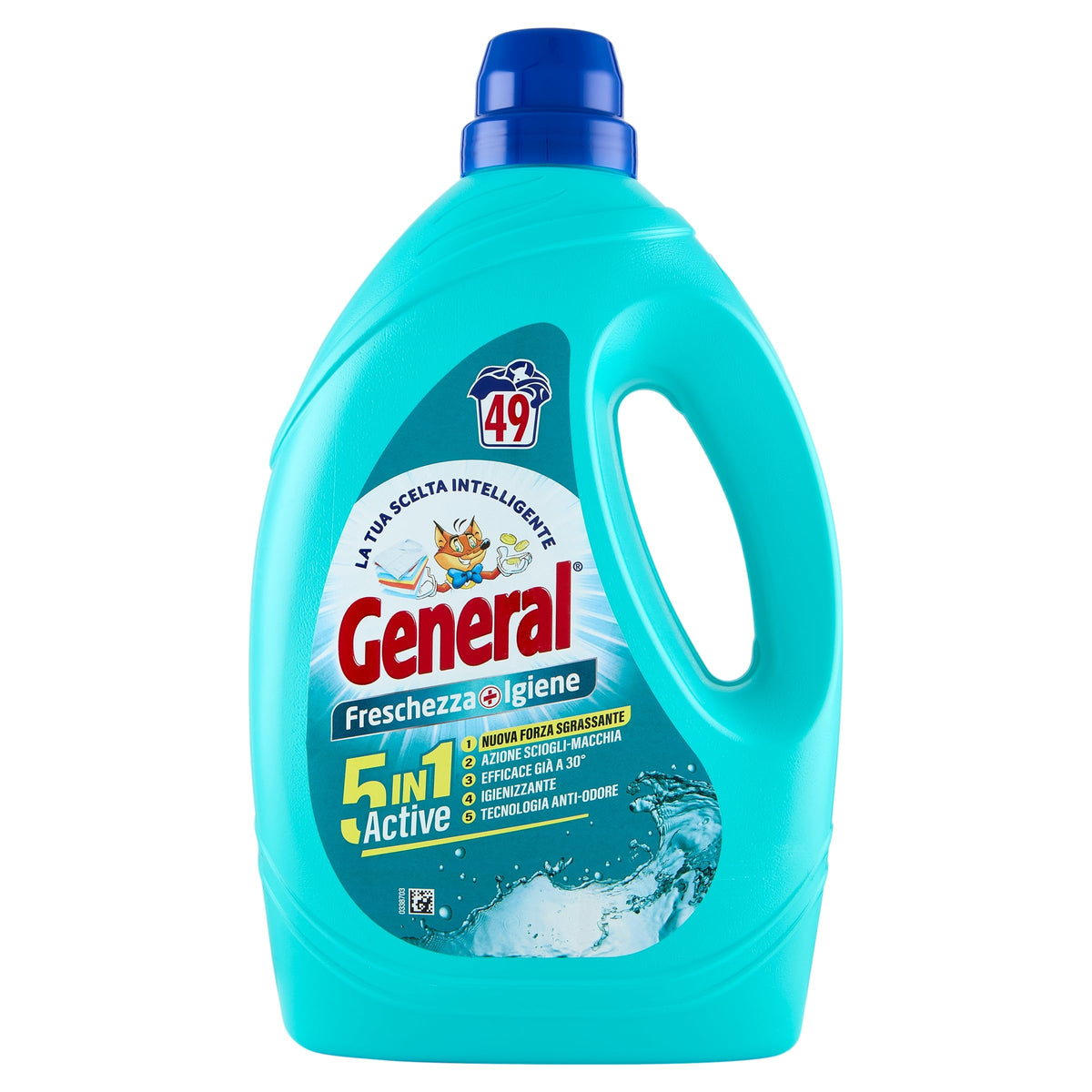 General Detersivo Lavatrice Liquido Igienizzante, 1980ml