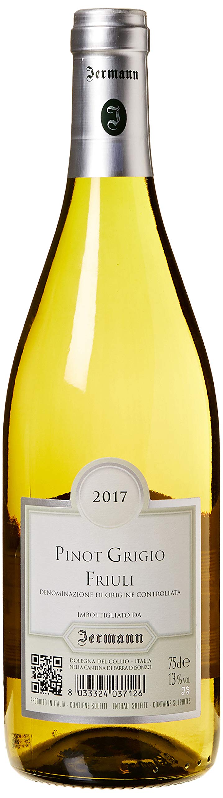 VINO PINOT GRIGIO JERMANN CL.75