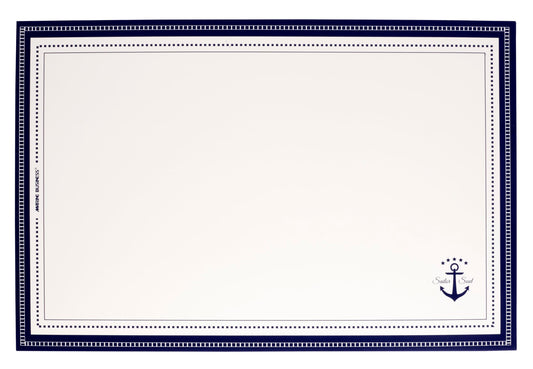 Marine Business Sailor-singolo plastificato-set 6u, blu, medio