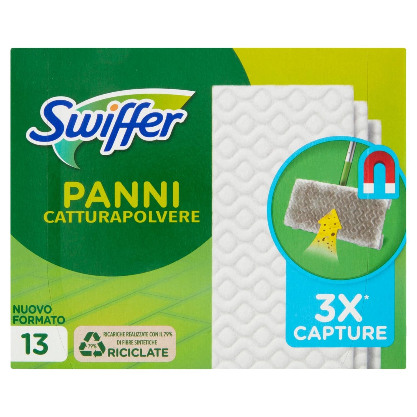 Swiffer Panno Pavimenti Dry 13 Rf, 13pz