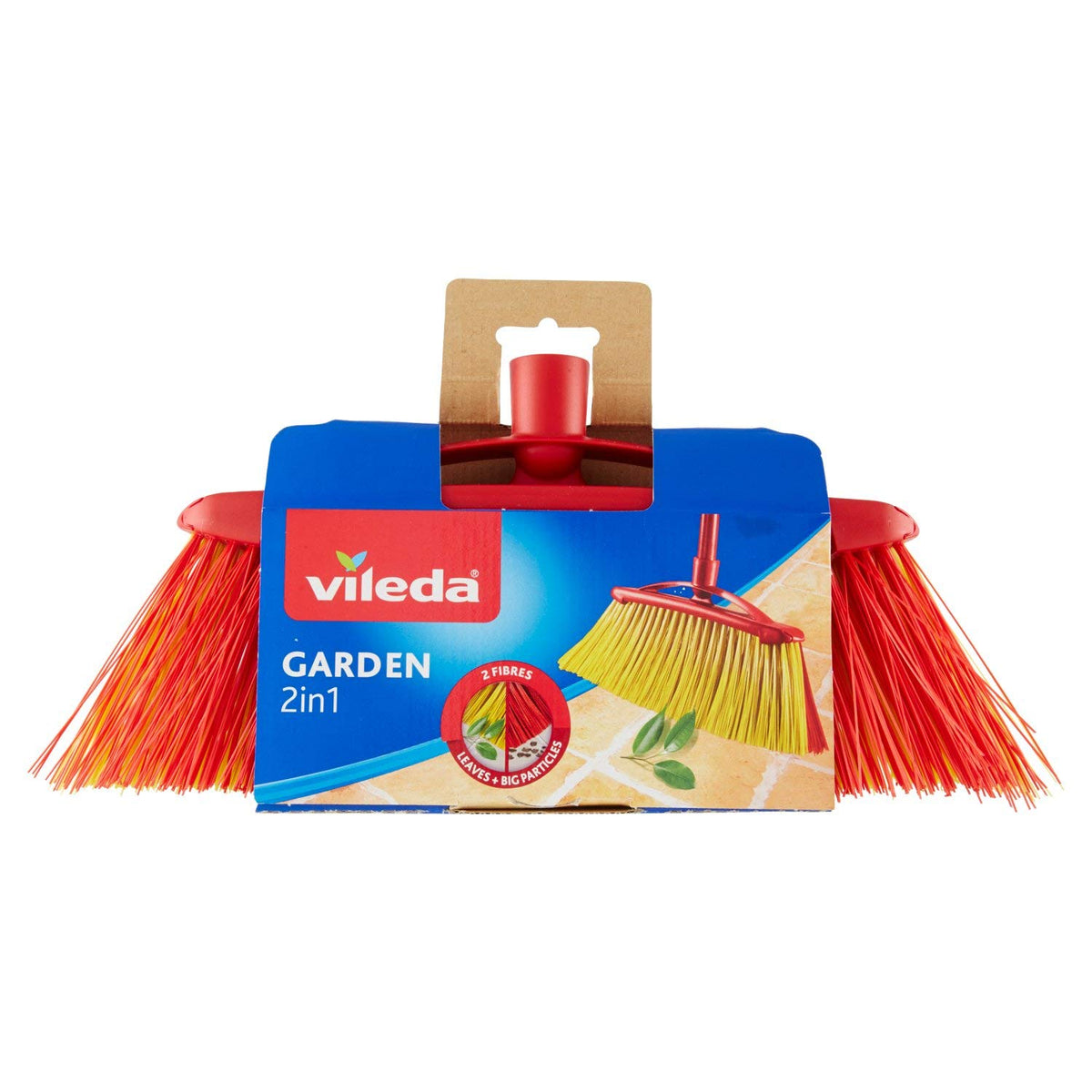 Vileda Garden – Spazzola 2 in 1 per esterni – [Confezione da 2]