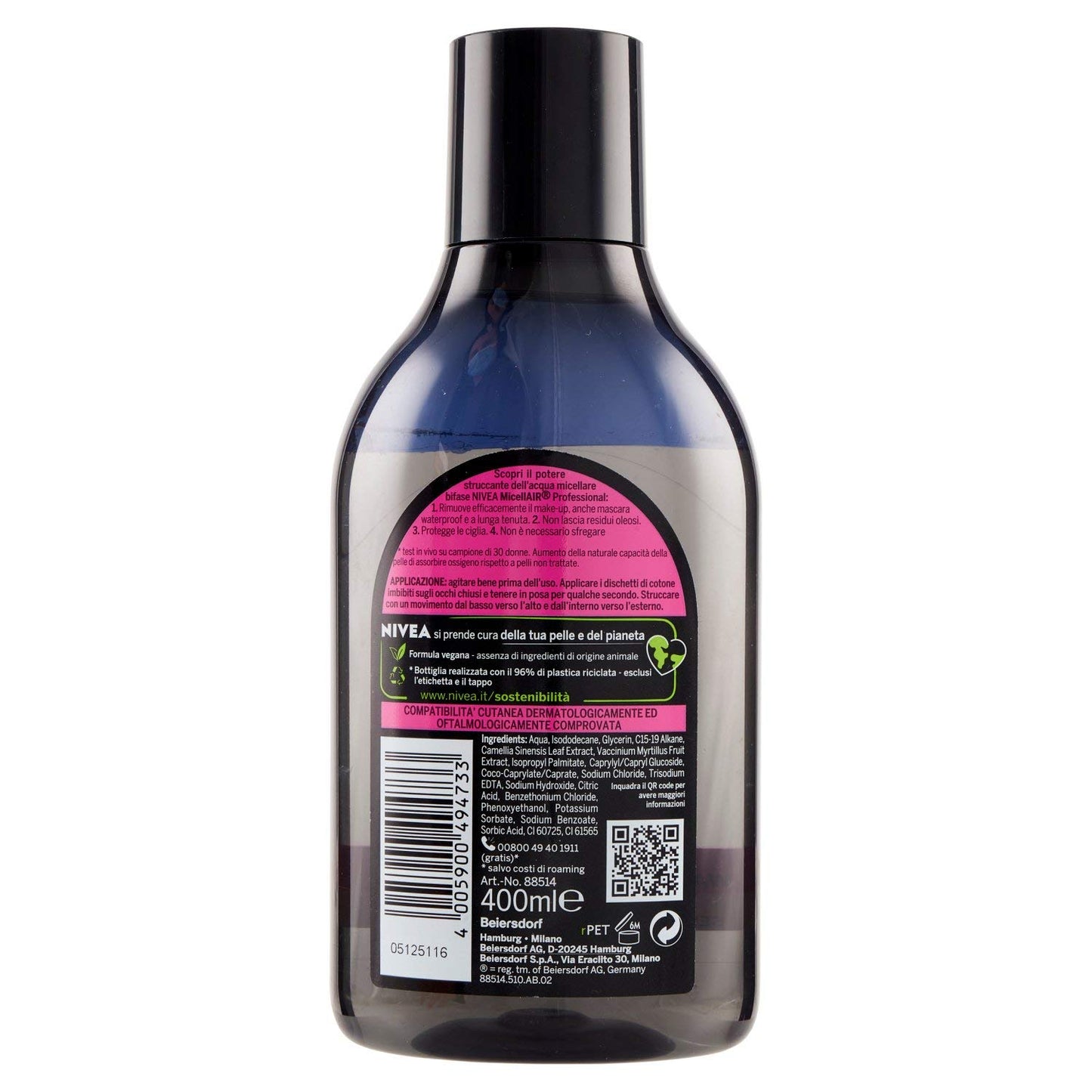 NIVEA - PROFESSIONAL ACQUA MICELLARE BIFASE 400ML - ml 400