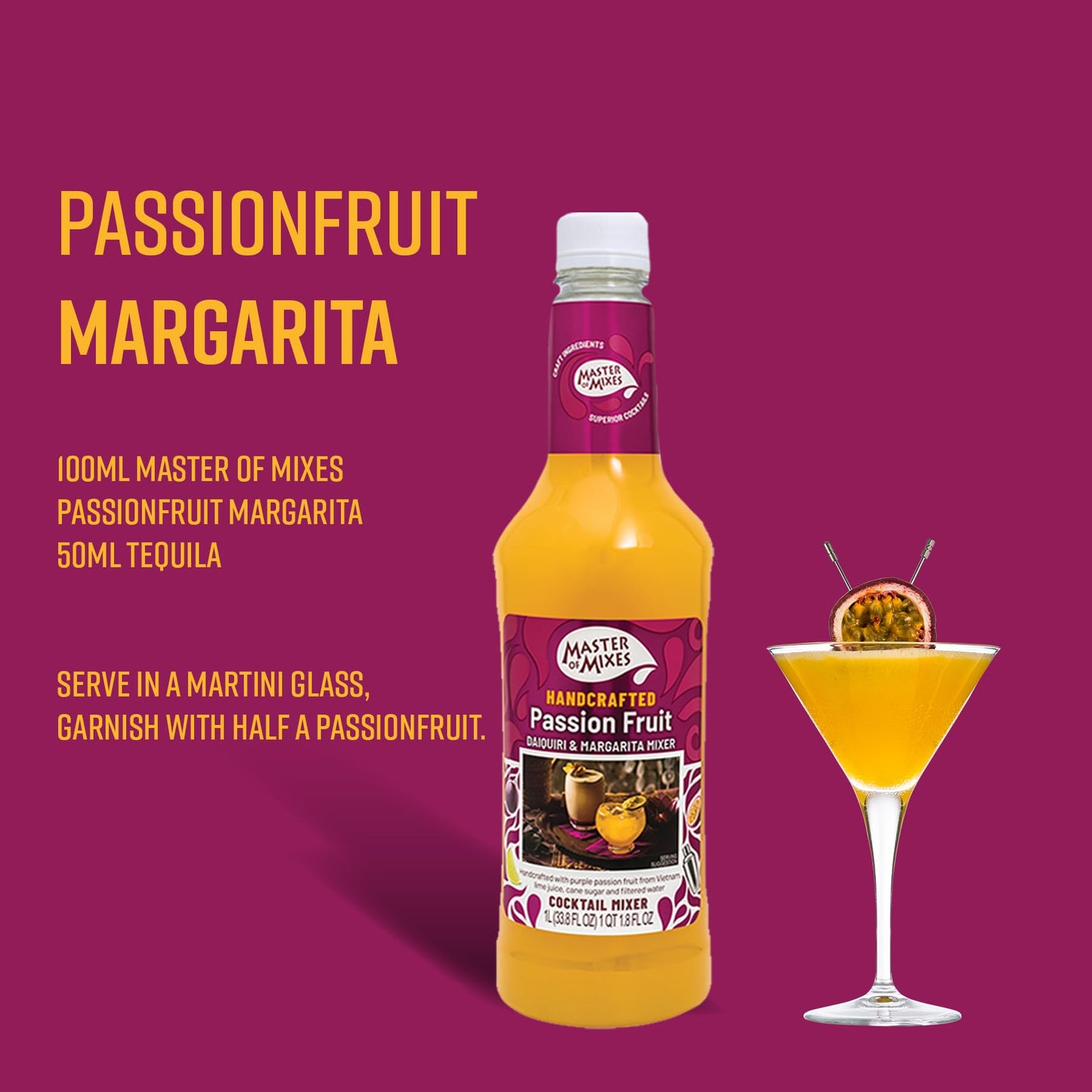 MASTER OF MIXES PASSION FRUIT L.1