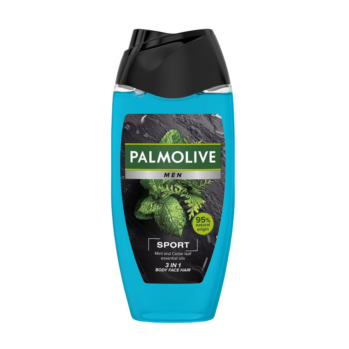 Palmolive Bagnoschiuma Men Sport 3 in 1 con oli essenziali 220ml x 6 | Docciaschiuma per uomo | Gel doccia sportivo | Profumo fresco | Detergente corpo, viso, capelli | Dermatologicamente testato