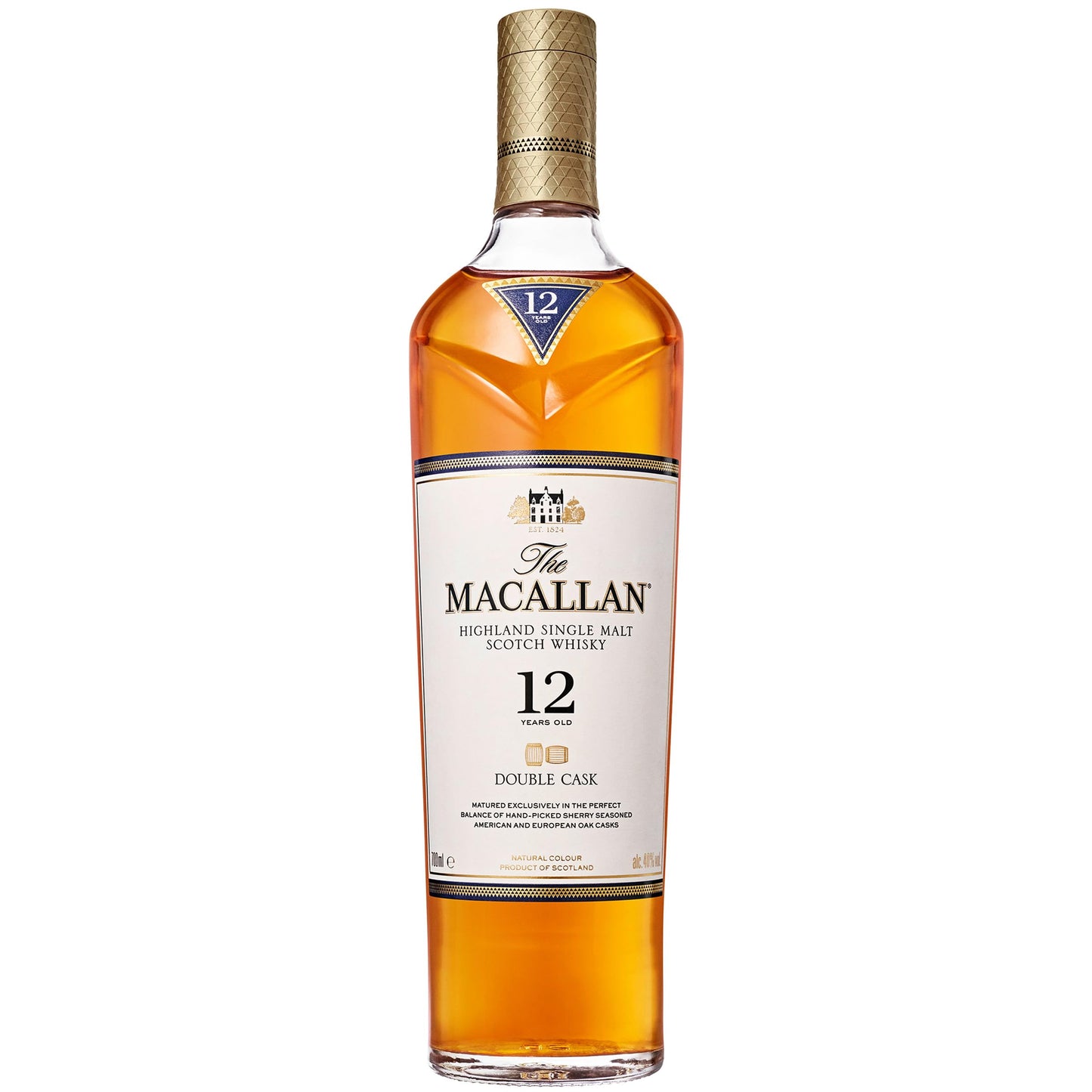 Macallan Speyside 12 Ans Double Cask Single Malt Whisky 70 cl