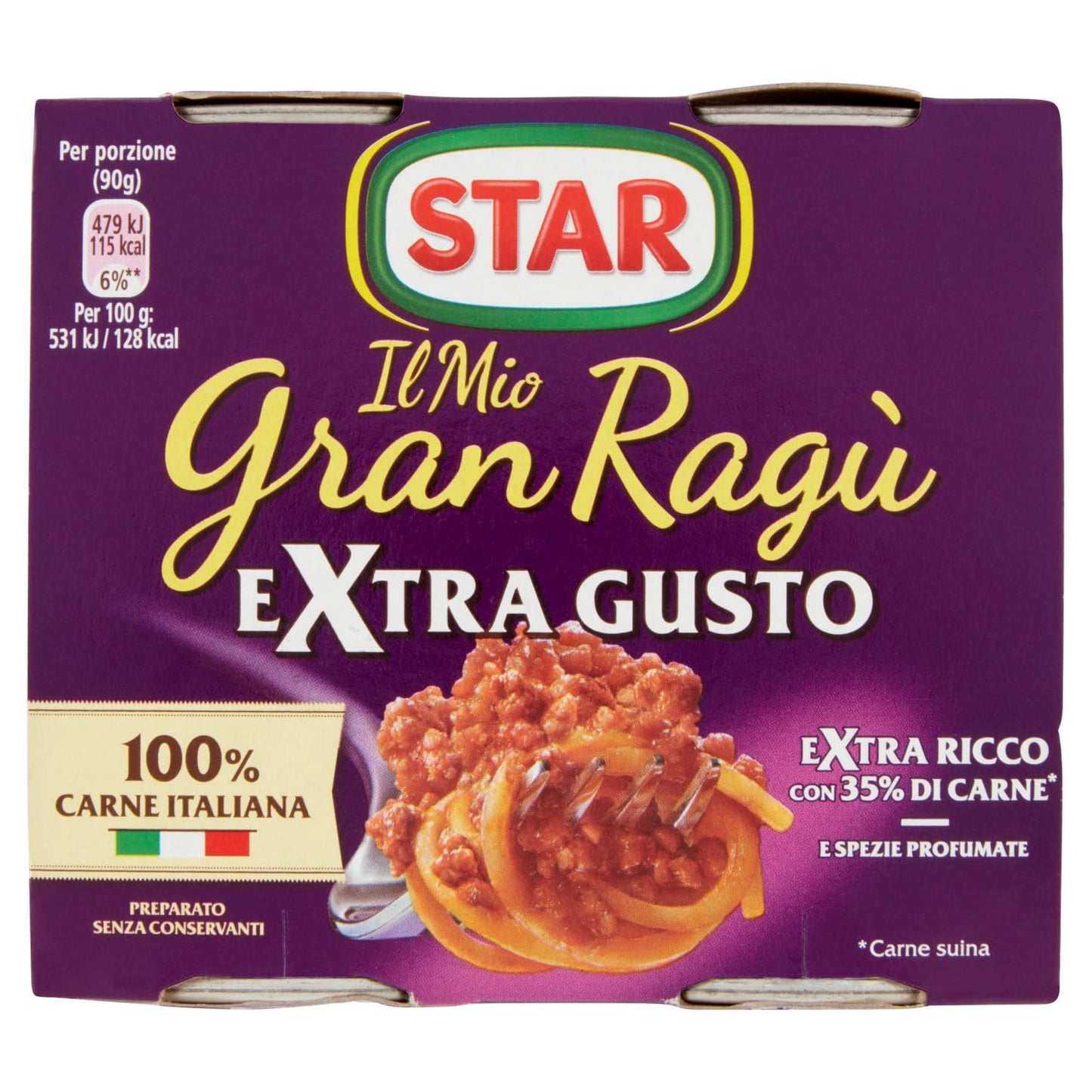 Star Gran Ragu Extra Gusto G180x2, 360g