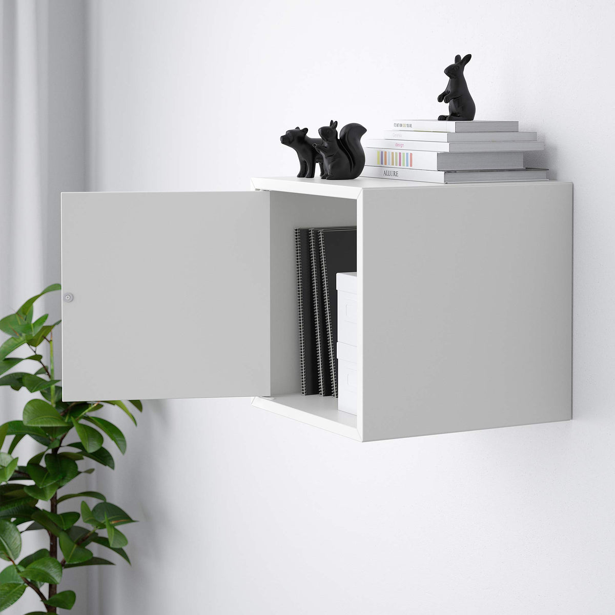 Ikea EKET - Armadietto pensile, 35 x 35 x 35 cm, bianco