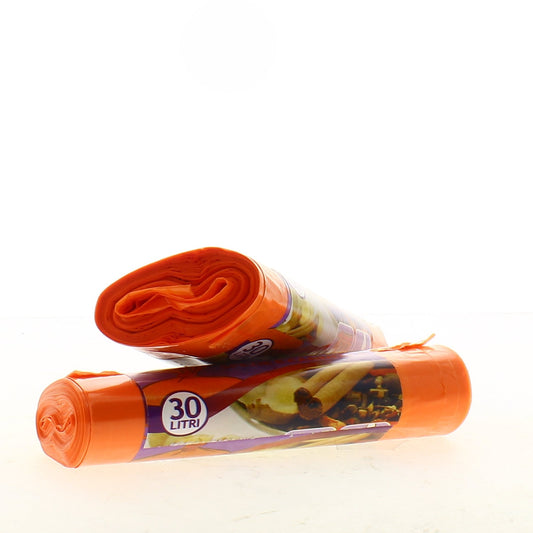 Frio Sacco Spazzatura C/Man Spezie 30 l - [confezione da 6]