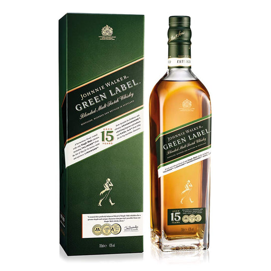 Johnnie Walker Green Label Blended Malt Scotch Whisky - 700 ml