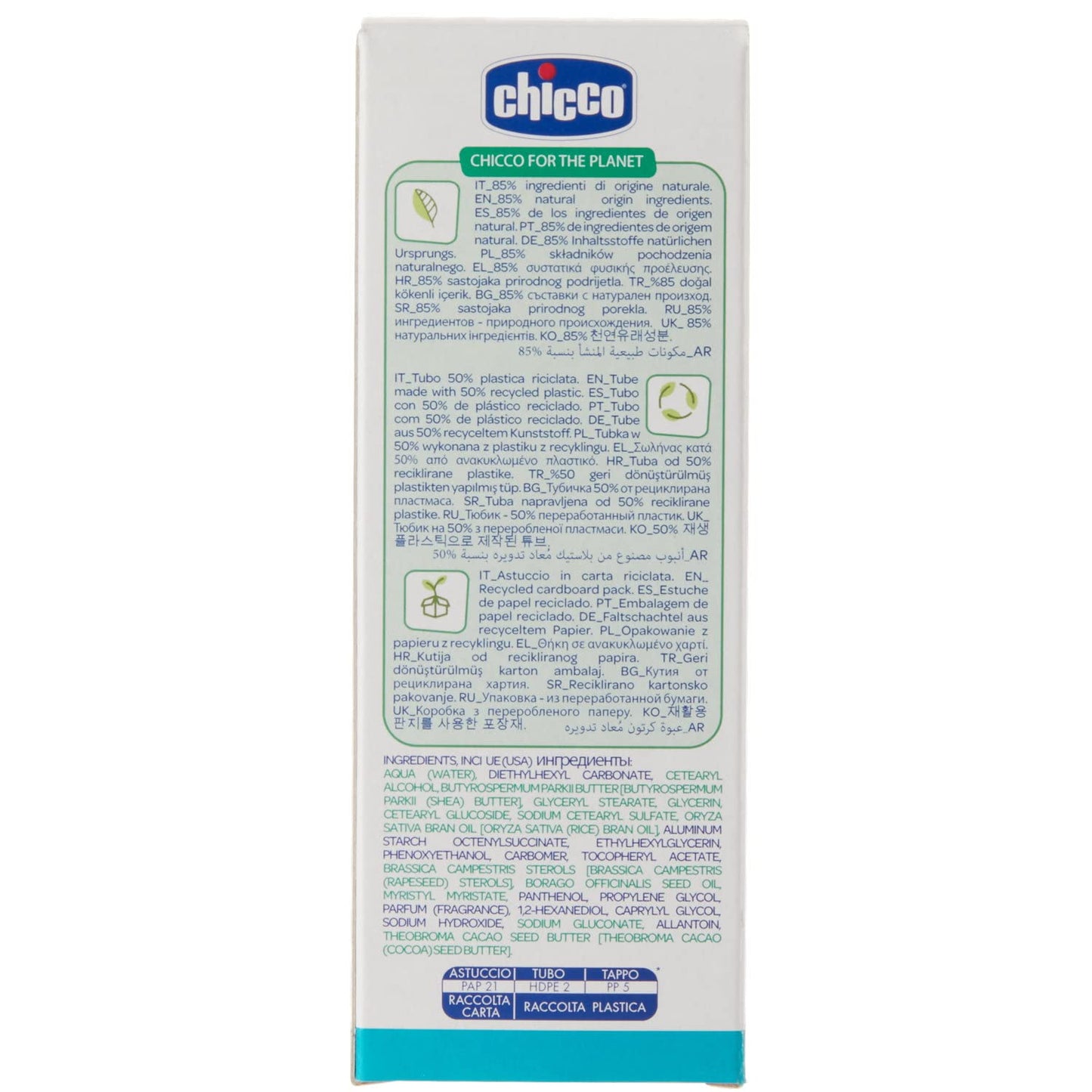 Artsana Chicco Baby Moments Crema Freddo Vento con Burro di Cacao e Vitamina E, con Formula Naturale, 0+ Mesi, 50 ml