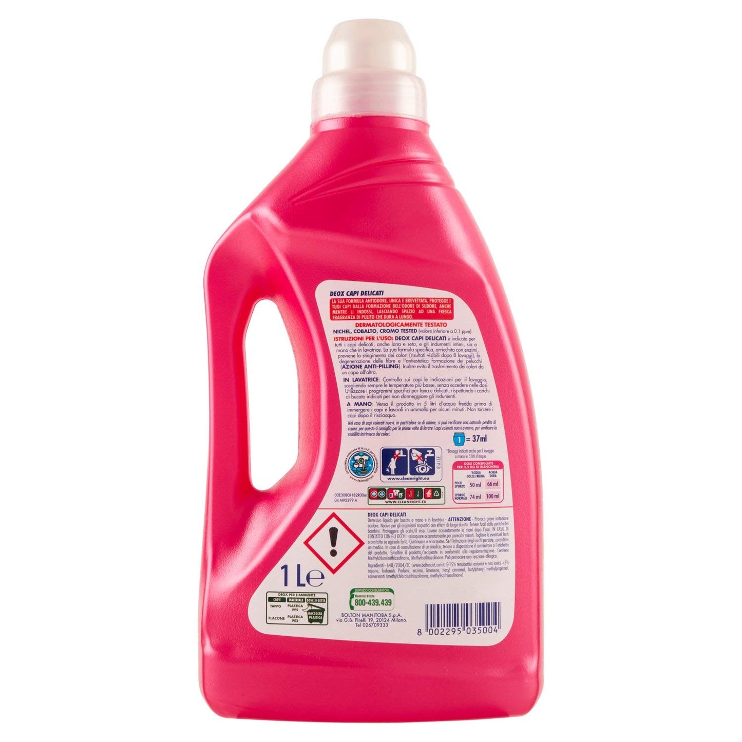 Deox Lana E Delicati - 3 pezzi da 1 l [3 l]