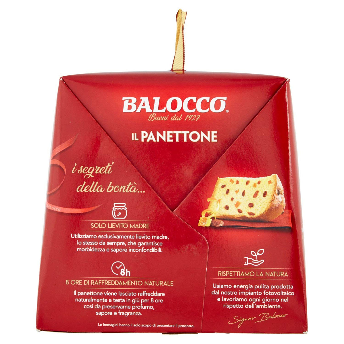 Balocco Panettone Classico, 750g