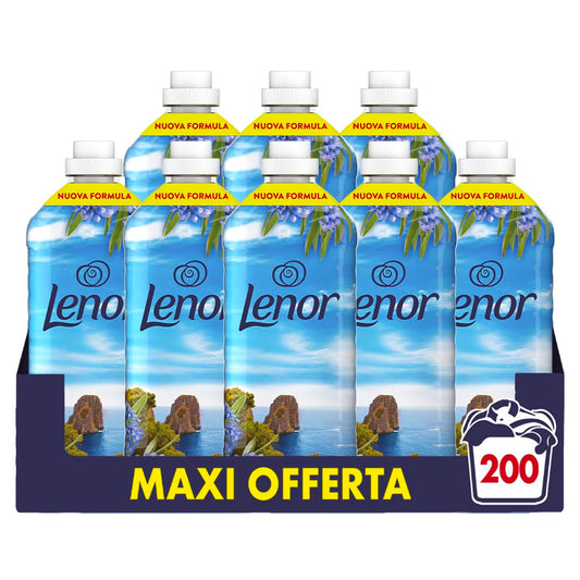 Lenor Ammorbidente Concentrato Essenze d’Italia, 440 Lavaggi (8x55), Capri, Note Di Gardenia e Giacinto, Profumo autentico di lunga durata