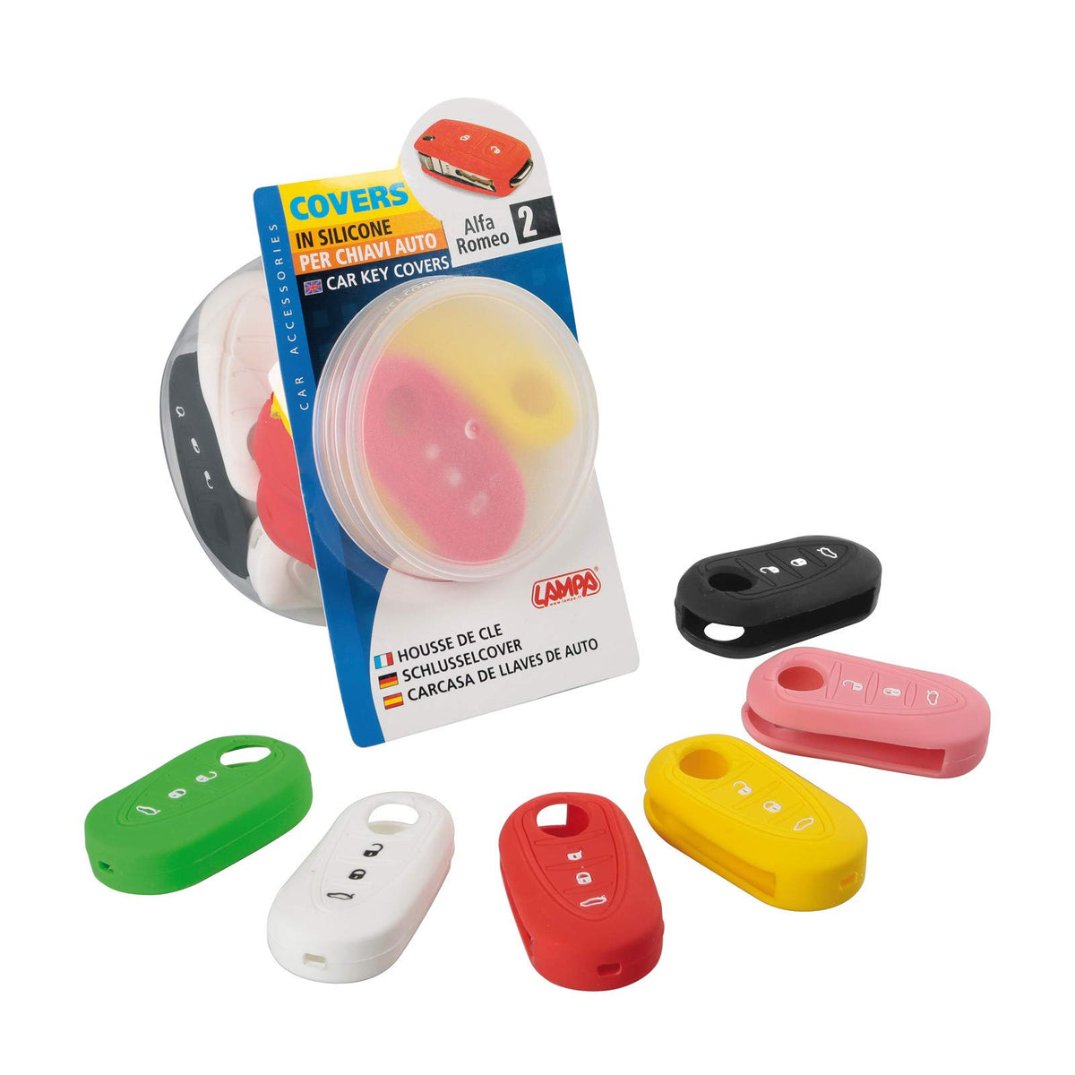 Lampa Display 20 Pezzi Key Cover Alfa Romeo 2 Assorted Colours
