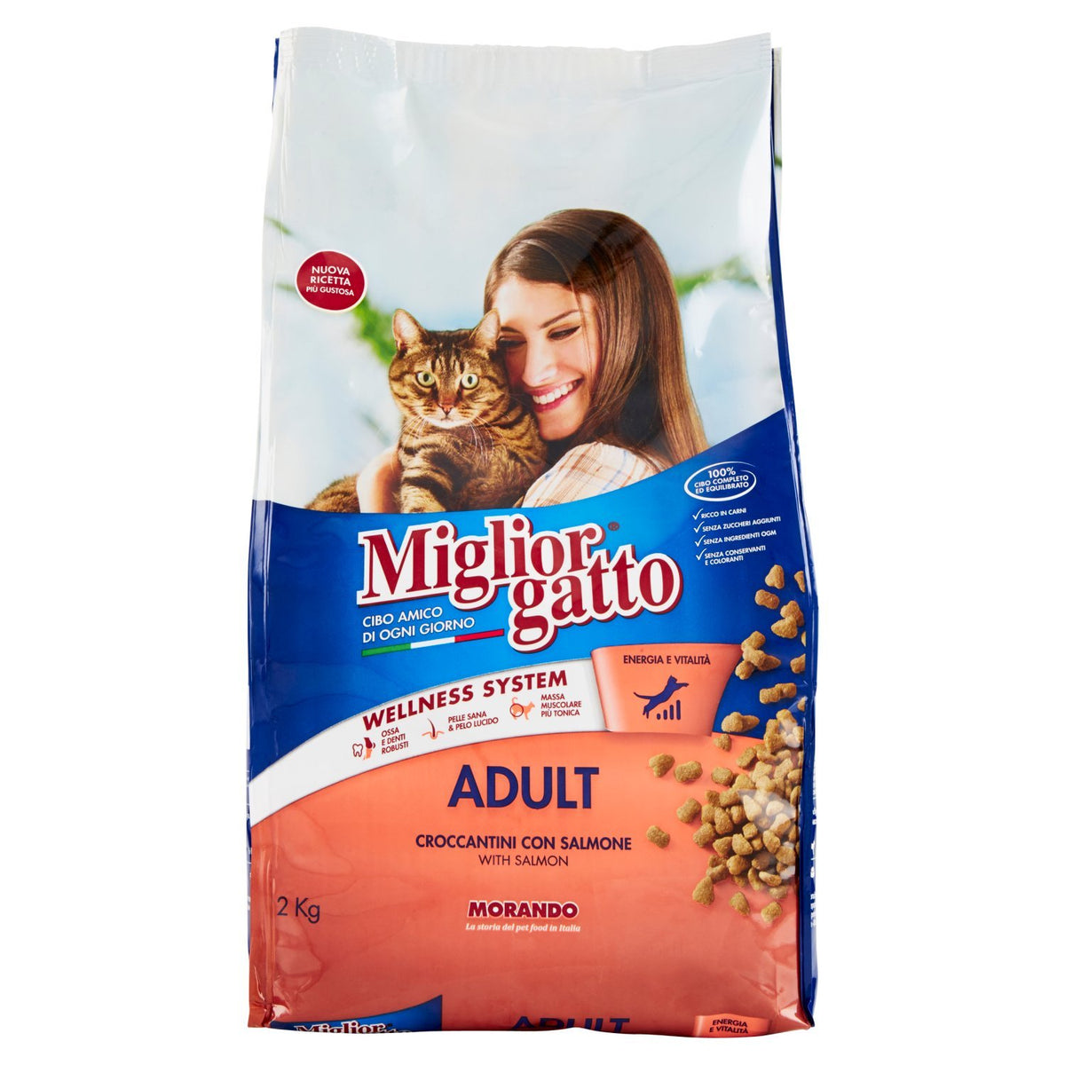 MigliorGatto Croccantini Salmone-Aringhe 2 kg