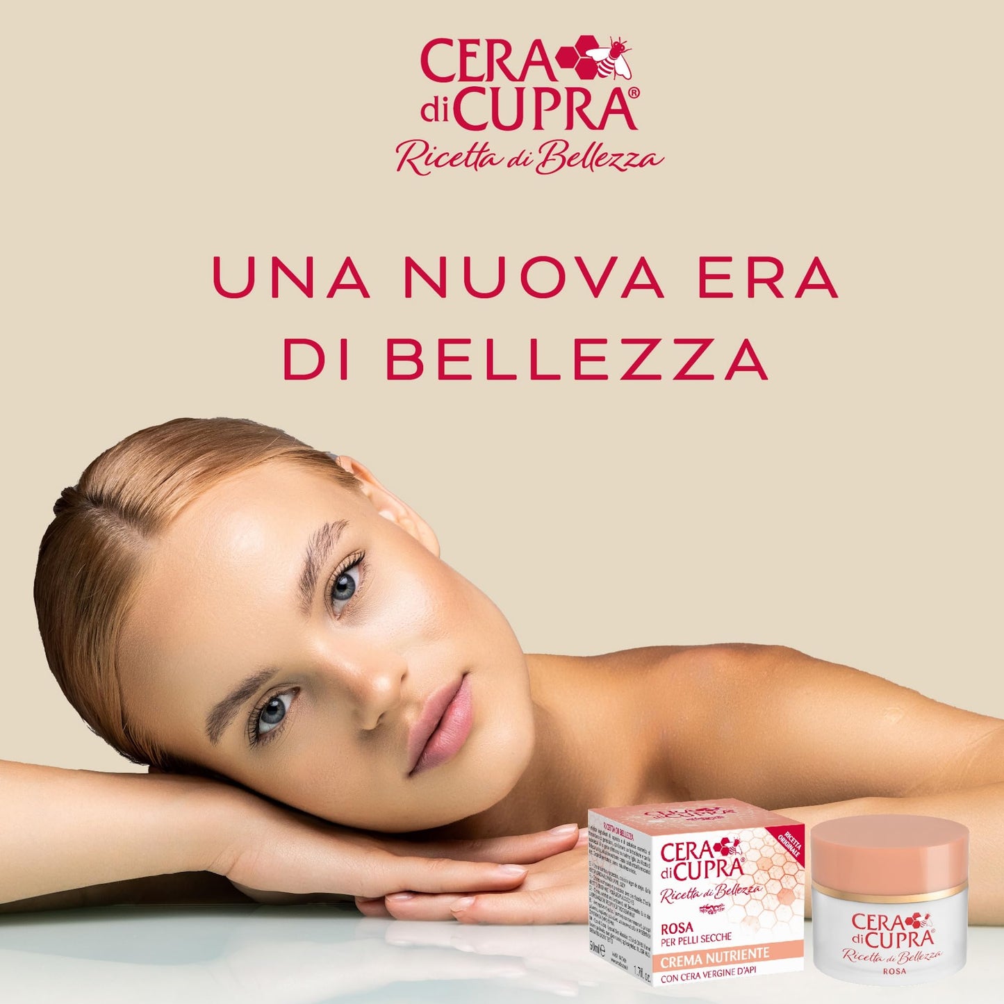 CERA DI CUPRA Crema Rosa Vaso - 50 Ml - 50 ml