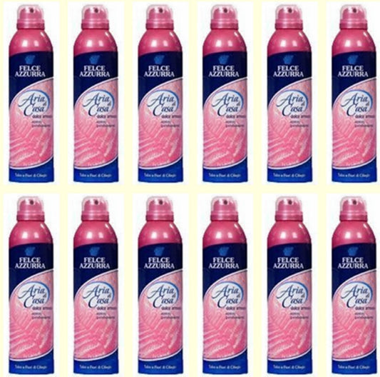 12 pezzi Felce Azzurra Aria di Casa Talco e Ciliegio Deodorante per ambienti