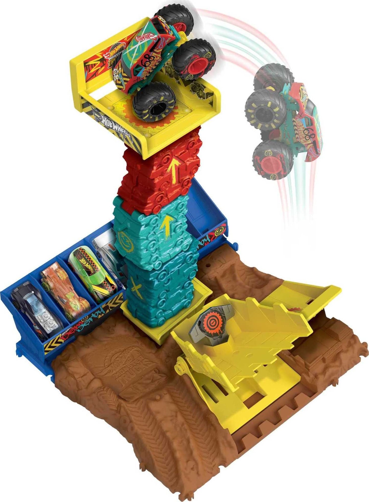 Hot Wheels - Monster Trucks: Playset Arena Smashers