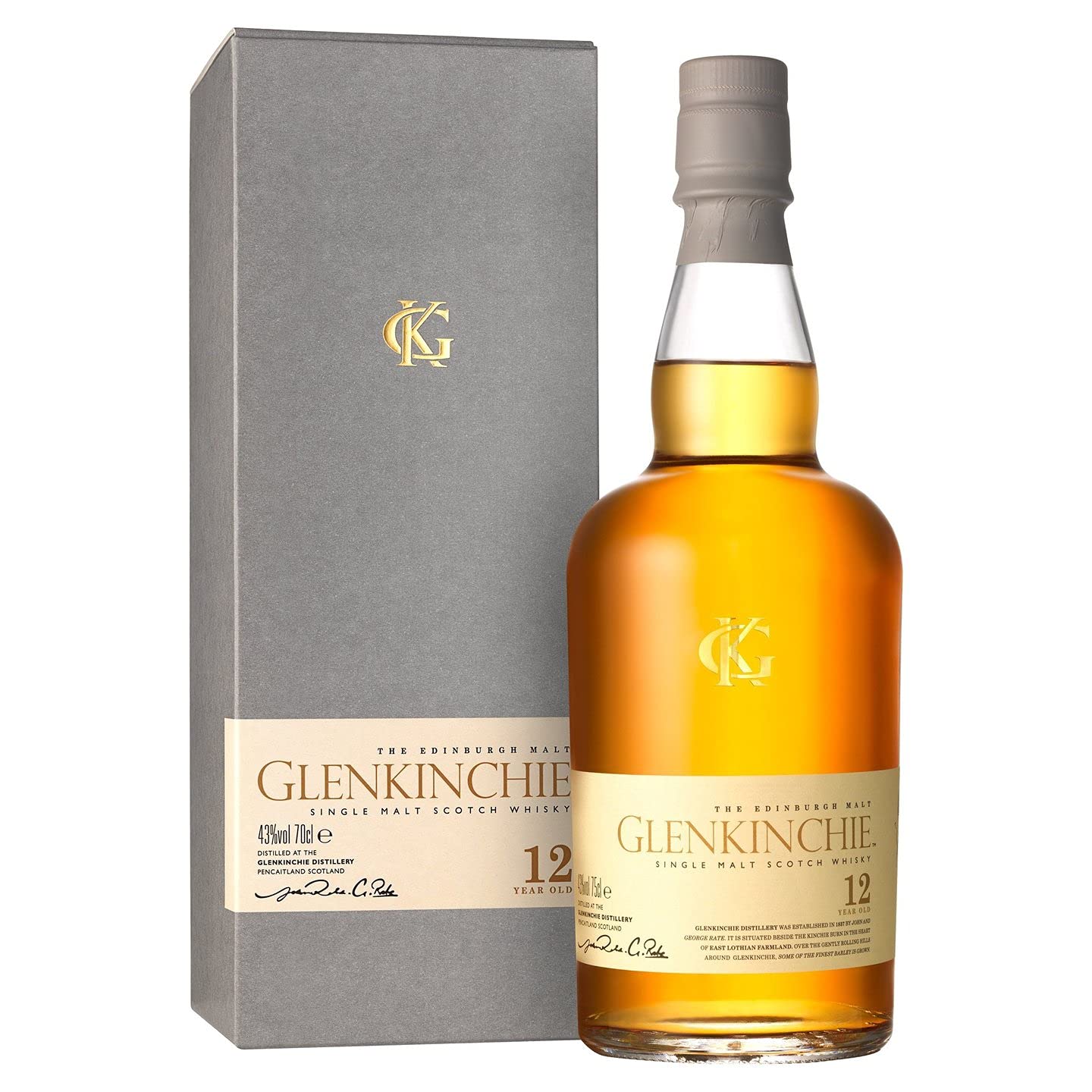 Glenkinchie 12 Year Old Whisky - 70 cl