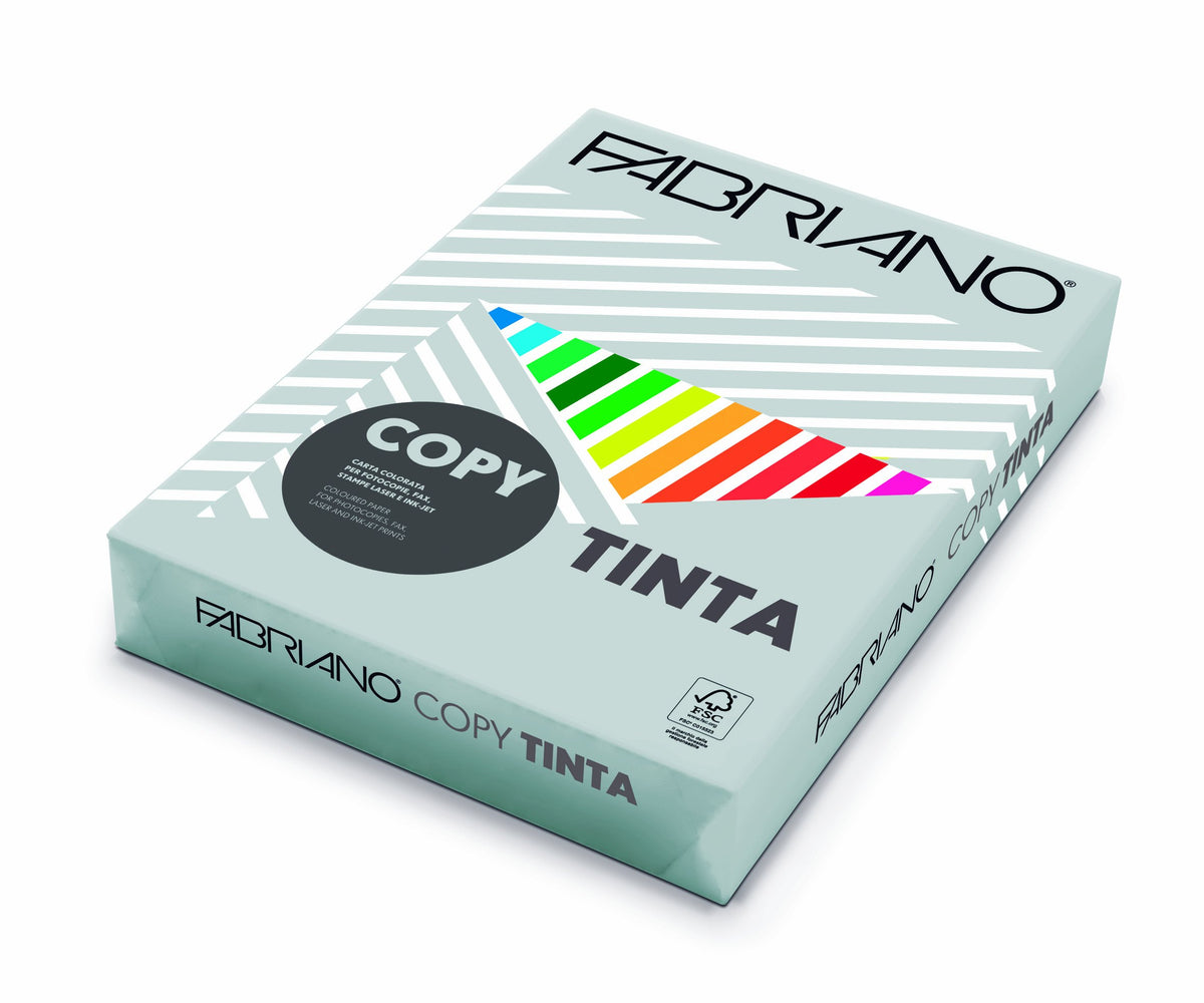 Fabriano 61916021 Copy Tinta Tenue Risma, Grigio, A4, 160GR
