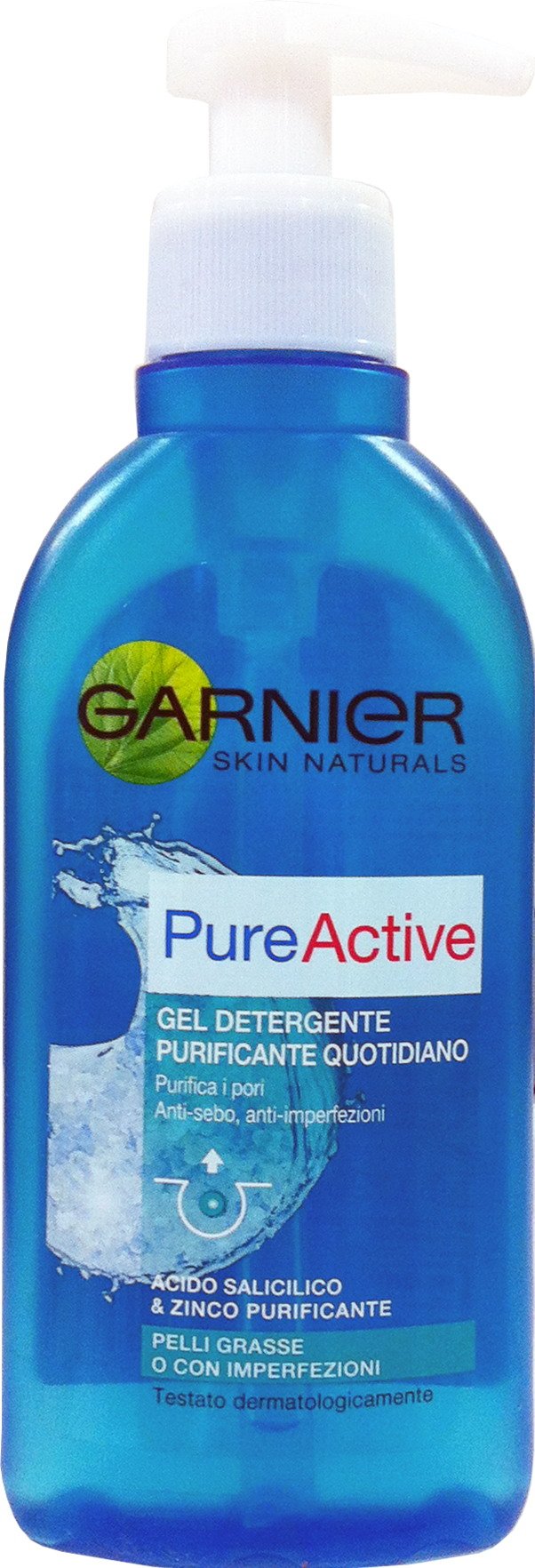 6 x SKIN NATURALS Pure Gel Viso Detergente Quotidiano 200 Ml