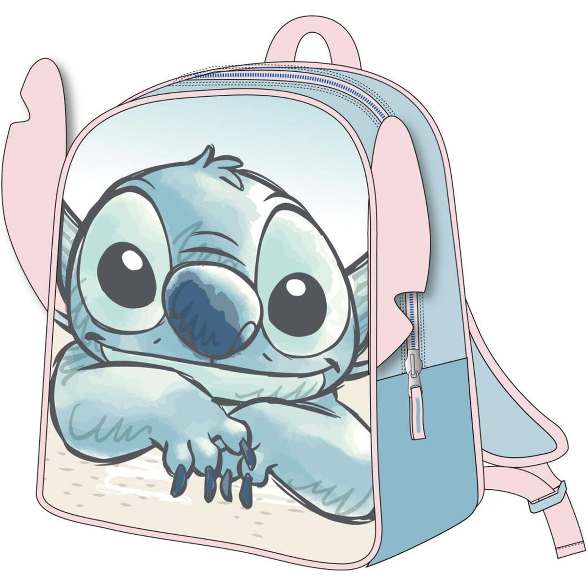CERDÁ LIFE'S LITTLE MOMENTS Zaino 3D per Bambini Applicazioni Punto, Unisex Kids, Blu Chiaro, Regular