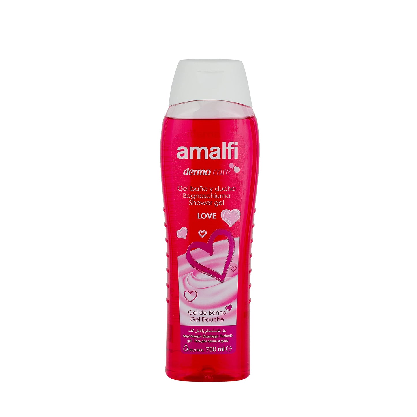 Amalfi gel da bagno Dermo Care Bagnoschiuma LOVE 750 ml